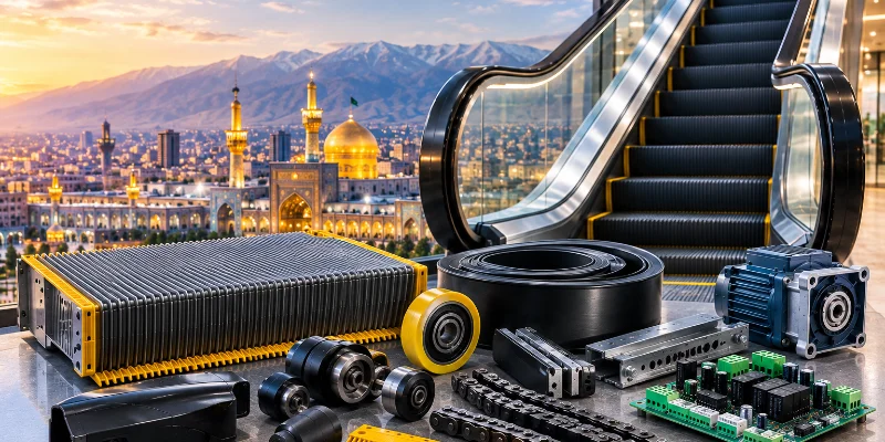 خرید قطعات پله برقی در مشهد